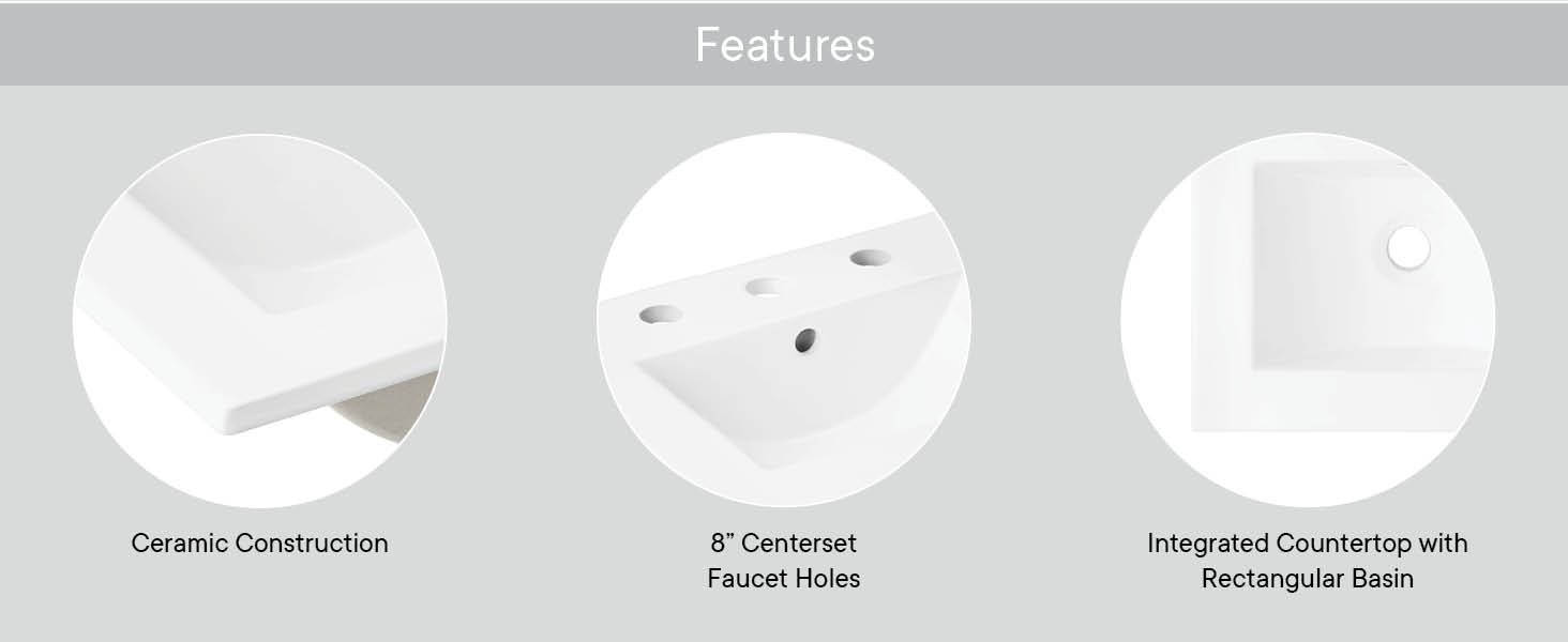 Modway Eei-4836-Whi Cayman 18" Bathroom Sink, White - Amazon.com with How to Choose the Right Cayman 18 Bathroom Sink for Your Home