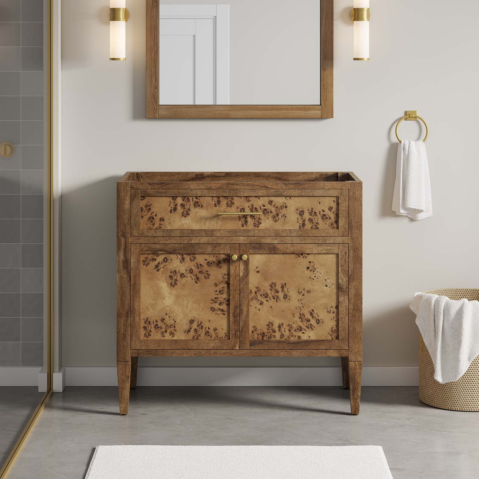 Modway Elysian 36" Wood Bathroom Vanity Cabinet (Sink Basin Not ... for Choosing the Right Elysian 48 Wood Bathroom Vanity Cabinet for Your Space