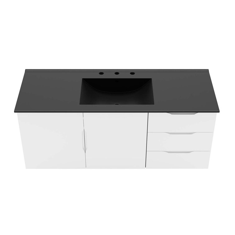 Modway Vitality 48" Single Sink Bathroom Vanity & Reviews | Wayfair throughout Vitality 48" Bathroom Vanity Cabinet