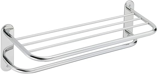 Moen 5208-241Ps 24-Inch Hotel Shelf With Single Towel Bar (Stainless ... in Moen Iso 24" Shelf