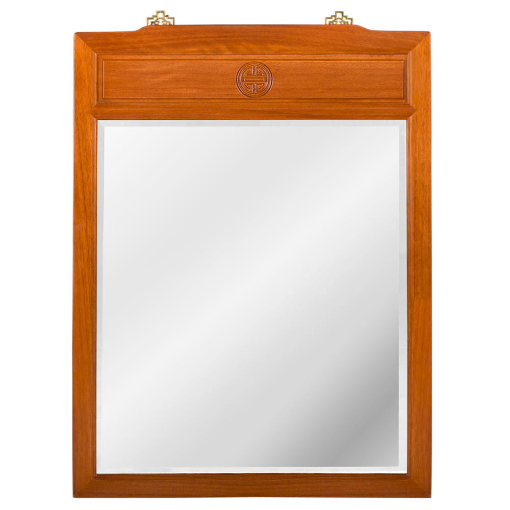 Natural Rosewood Chinese Longevity Vanity Mirror pertaining to How Natural Finishes Enhance the Durability of Chinese Vanity Furniture