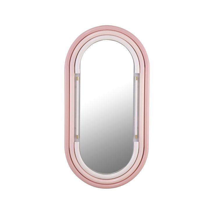 Neon Wall Mirror - Blue | Pink Wall Mirrors, Mirror Wall, Mirror Wall Decor intended for How Blue Neon Wall Mirrors Transform Interior Spaces