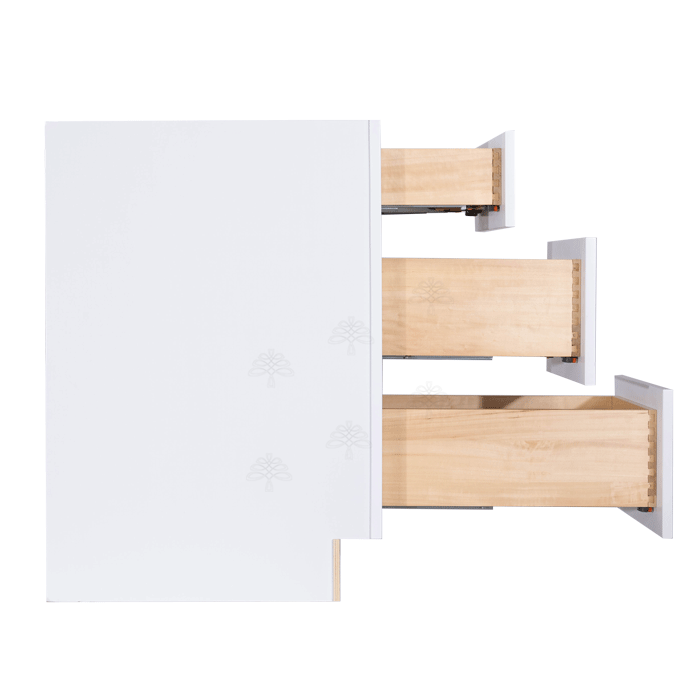 Newport Shaker Vanity Draw Base Cabinet With 3 Drawers W15" H33" D21 ... inside Newport Vanity Drawer Base Cabinet