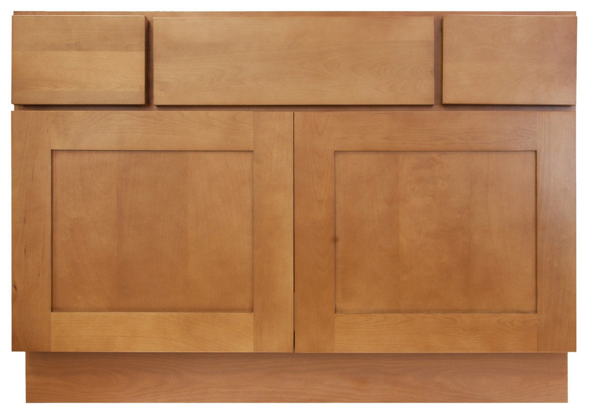 Newport Vanity Sink Base Cabinet, 42"X21"X34.5", 42"W X 34.5"H X 21"D ... within Maximizing Bathroom Space with Newport Vanity Sink Base Cabinets