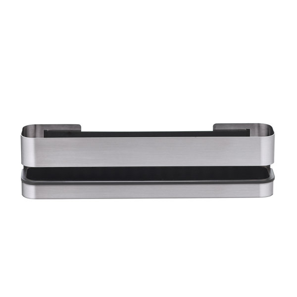 Nexio Stainless Steel Shower Shelf | Allmodern in How Nexio Shower Shelf 2.76X13.4 Transforms Small Bathroom Spaces