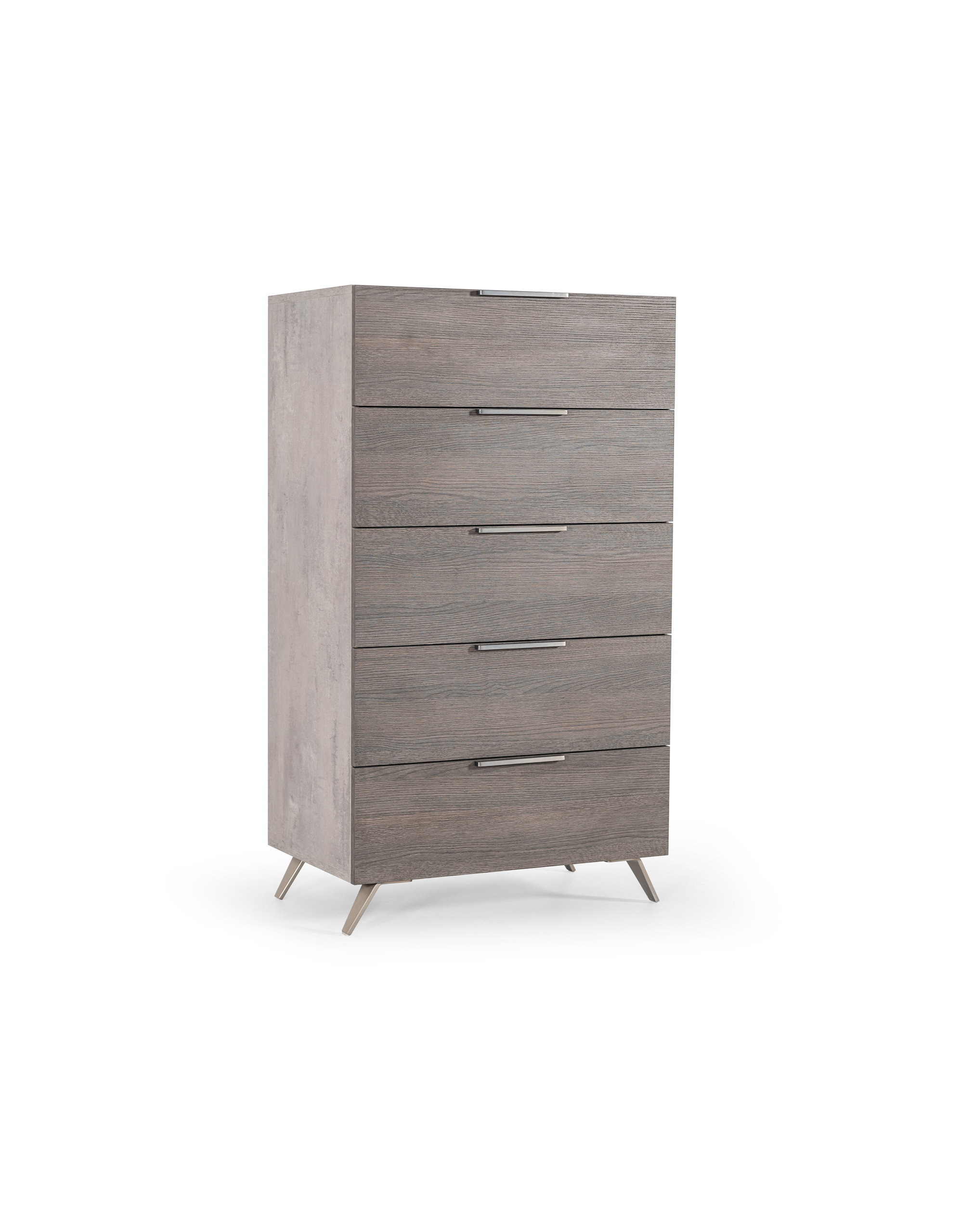 Nova Domus Bronx Italian Modern Faux Concrete And Grey Chest ... regarding Nova Domus Alexa Italian Modern Gray Chest