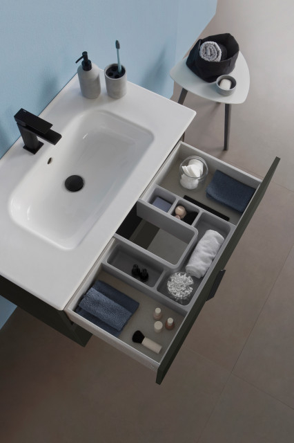 Onix Collection 2 Drawer Vanity, 40" - Modern - Bathroom Vanities And ... intended for Design Insights from the Royo Life Collection 2-Drawer Bathroom Vanity