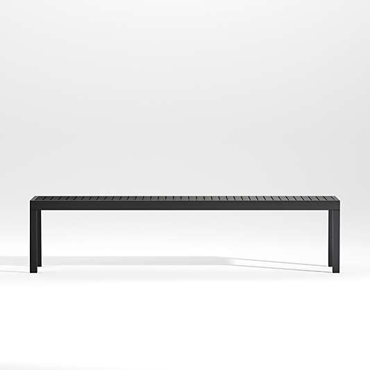 Outdoor Benches Alfresco Ii Furniture Collection | Crate & Barrel Canada with regard to Aeri Freestanding Ebony Wood Bench