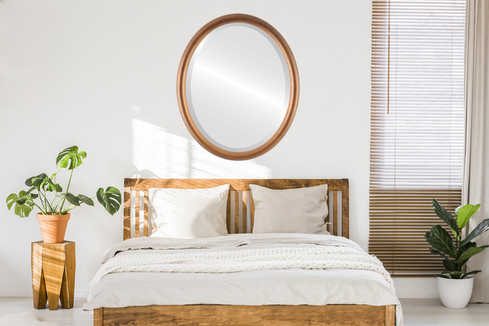 Pasadena Framed Oval Mirror, 13X17" - Transitional - Wall Mirrors - By ... pertaining to Pasadena Framed Oval Mirror, Gold Spray, 13"X17"