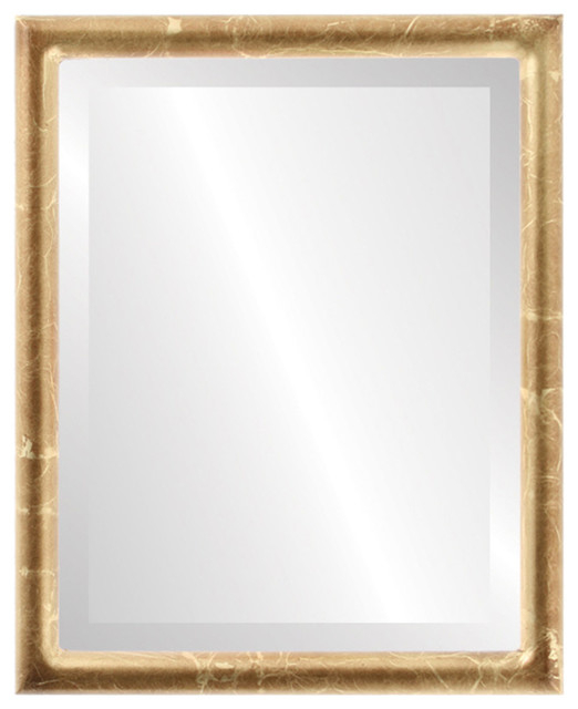 Pasadena Framed Rectangle Mirror, Champagne Gold, 13"X17 ... regarding Pasadena Framed Oval Mirror, Gold Spray, 13"X17"