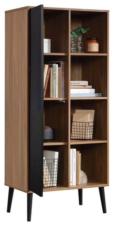 Pemberly Row Engineered Wood/Metal Storage Cabinet In Serene Walnut ... in Pemberly Row Engineered Wood Storage Cabinet In Blade Walnut Finish