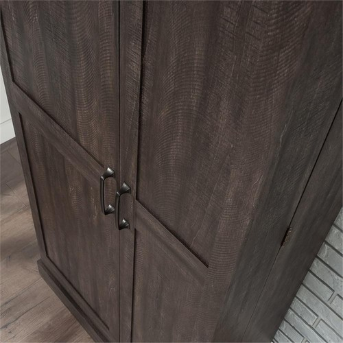 Pemberly Row Engineered Wood Storage Cabinet In Blade Walnut Finish | Ebay pertaining to Understanding the craftsmanship behind Pemberly Row engineered wood storage solutions