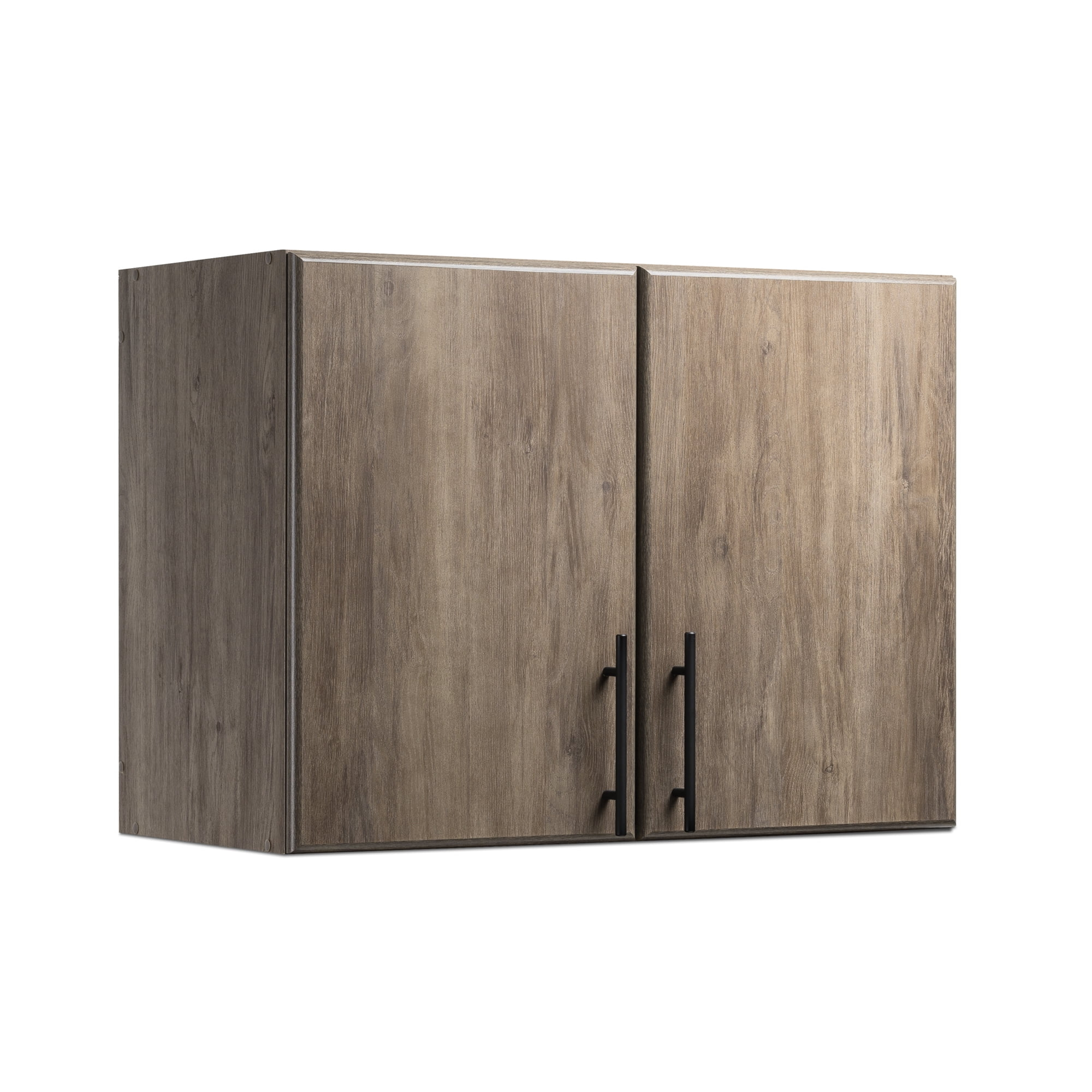 Prepac Elite 2-Door Stackable Wall Mounted Storage Cabinet, 16" D X 32 ... in Manada-Mist Backless Wall Mounted Storage Cabinet
