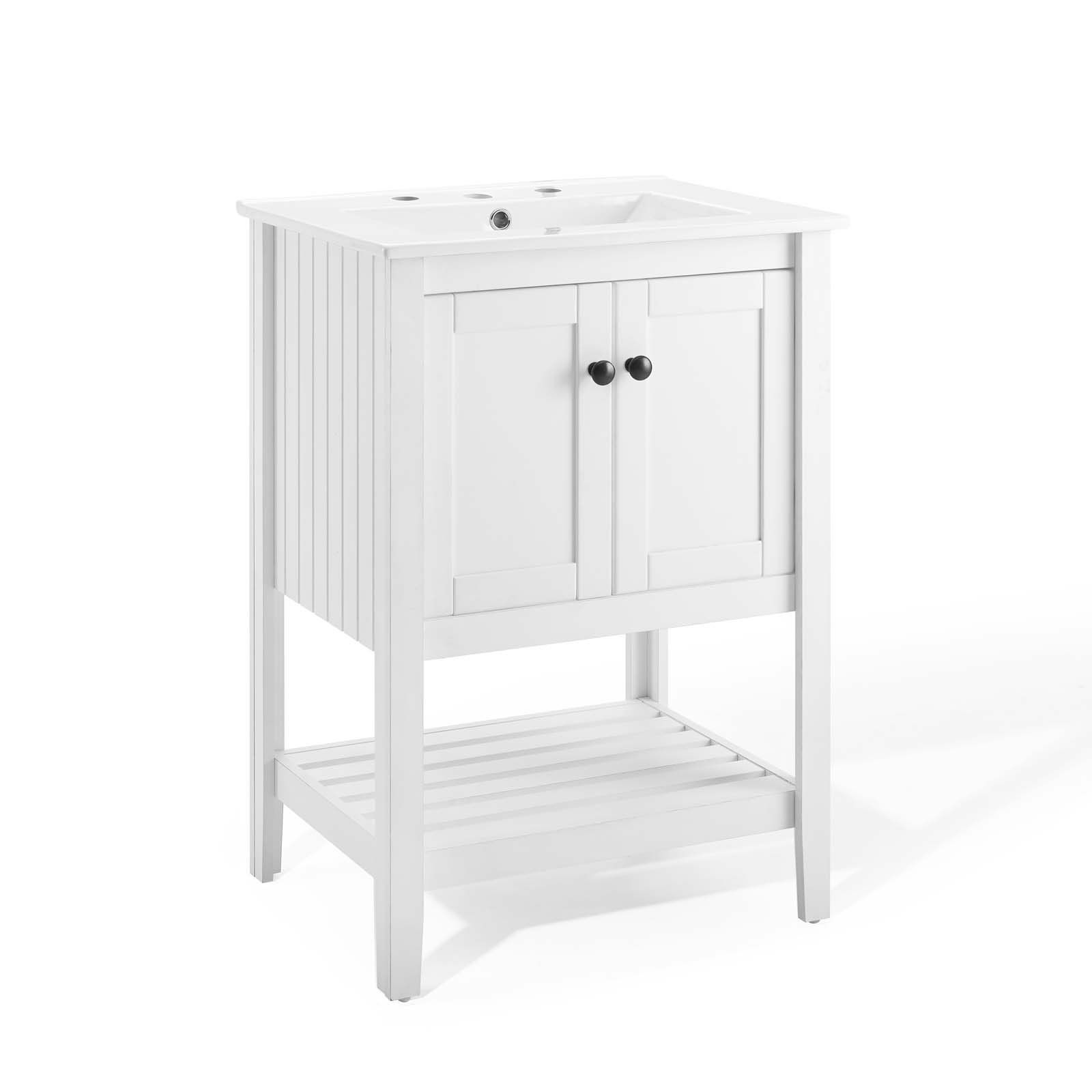 Prestige 24 with regard to Understanding the appeal of white bathroom vanities in modern homes
