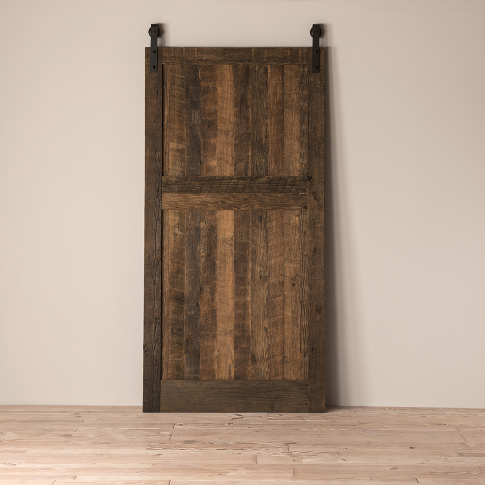Reclaimed Barn Door - Rustic Patina Douglas Fir Including Hardware ... for 79" Rustic Solid Fir Barn Door Style Side Cabinet