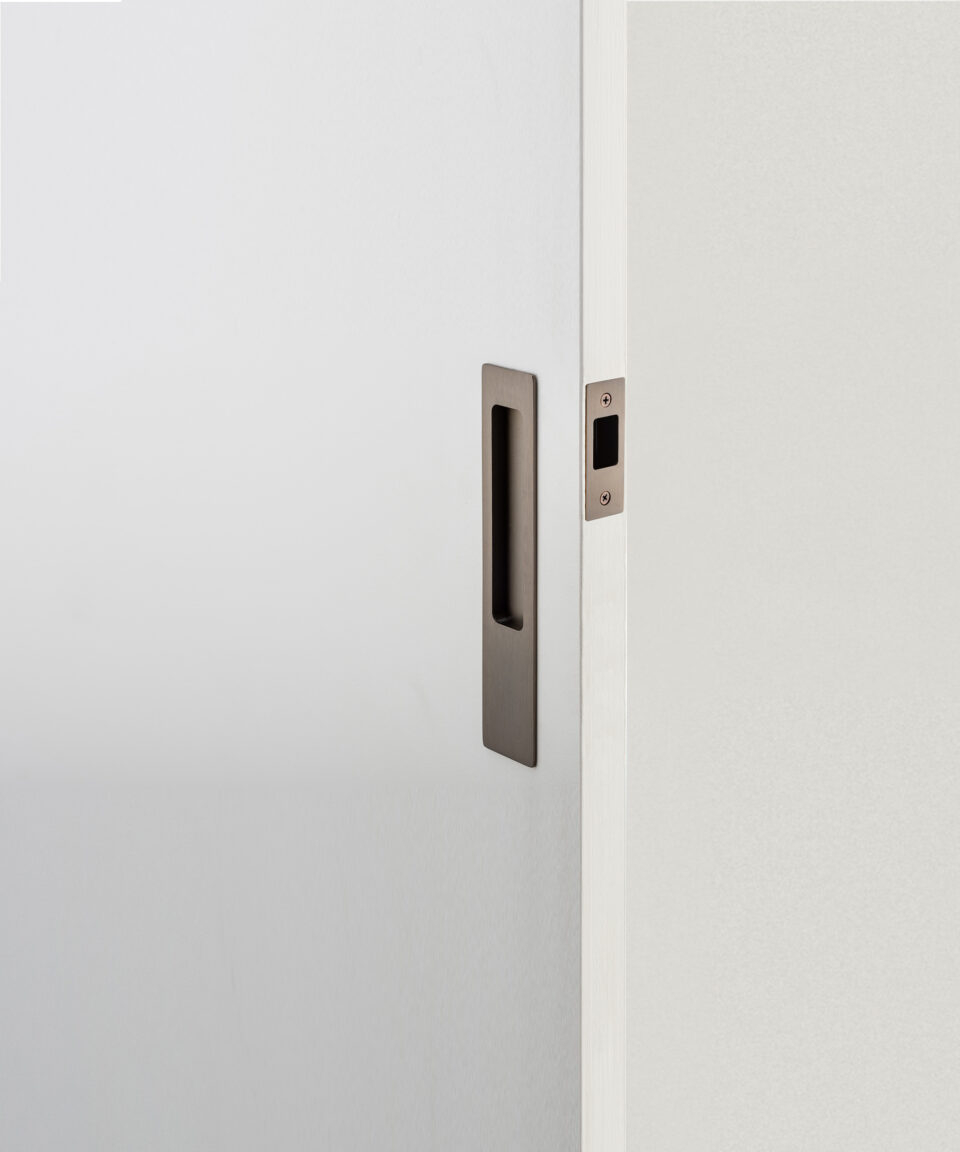 Rectangular Sliding Door Pull Passage Kit - Signature Brass - Iver intended for Understanding the Benefits of Aeri Rectangular Non-Sliding Door Systems