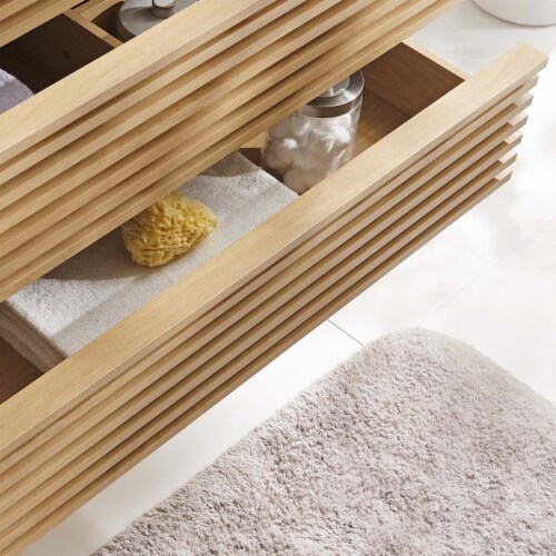 Render 36 Wall-Mount Bathroom Vanity Cabinet, Oak, 1 Unit - Ralphs with Maximizing Small Spaces with 36 Inch Oak Wall-Mount Bathroom Vanity Solutions
