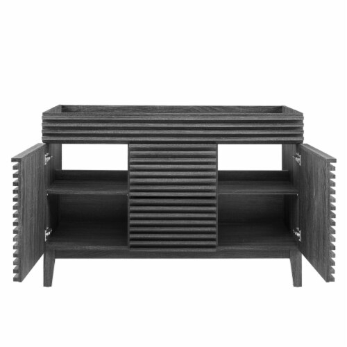 Render 48 Double Bathroom Vanity Cabinet, Charcoal, 1 Unit - Kroger in Exploring the Durability and Aesthetics of Charcoal Finish Bathroom Vanities