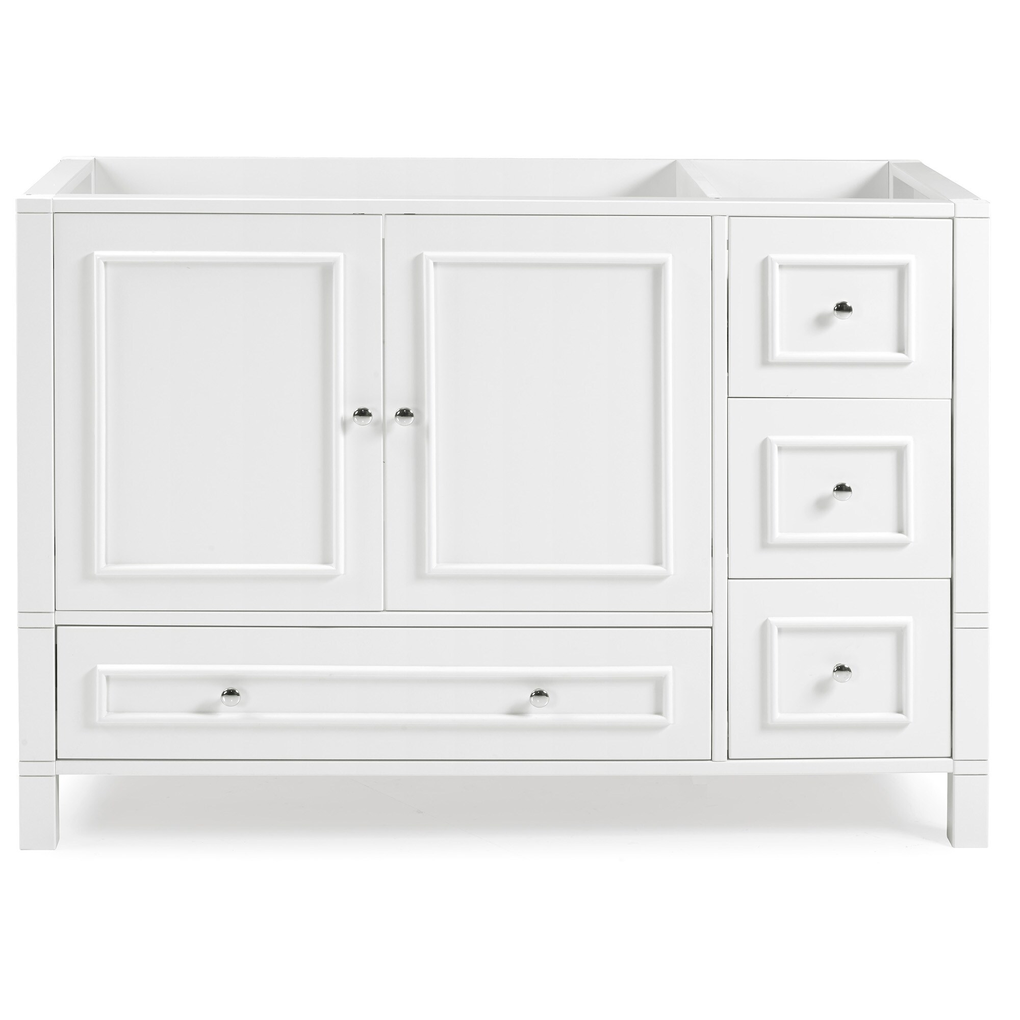 Render 48" Single Sink Compatible (Not Included) Bathroom Vanity ... intended for Daylight 48 Single Sink Compatible (Not Included) Bathroom Vanity Cabinet