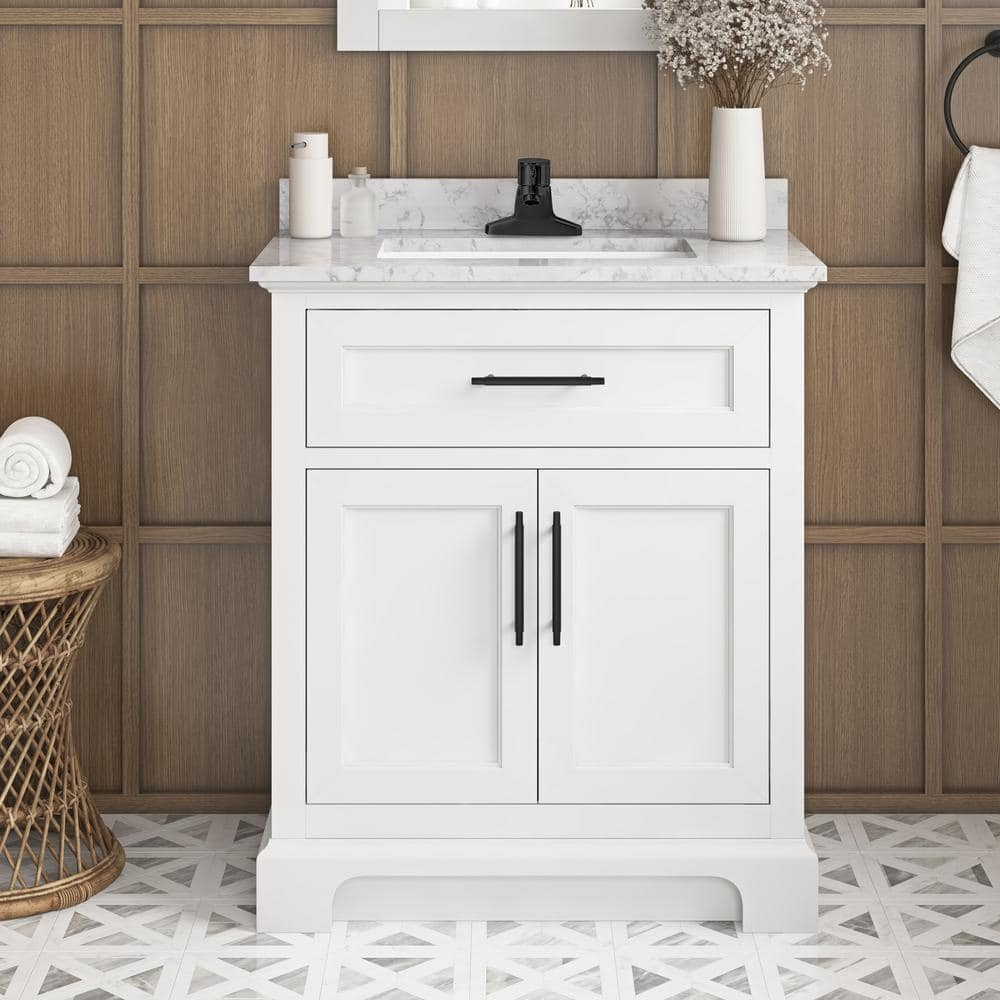 Reviews For Home Decorators Collection Doveton 30 In. Single Sink ... for Smartfold 30" Single Sink Vanity Cabinet