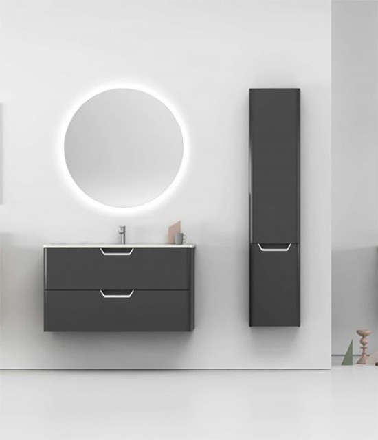 Royo Life Collection 40" 2-Drawer Bathroom Vanity With Sink ... pertaining to Royo Life Collection 40" 2-Drawer Bathroom Vanity