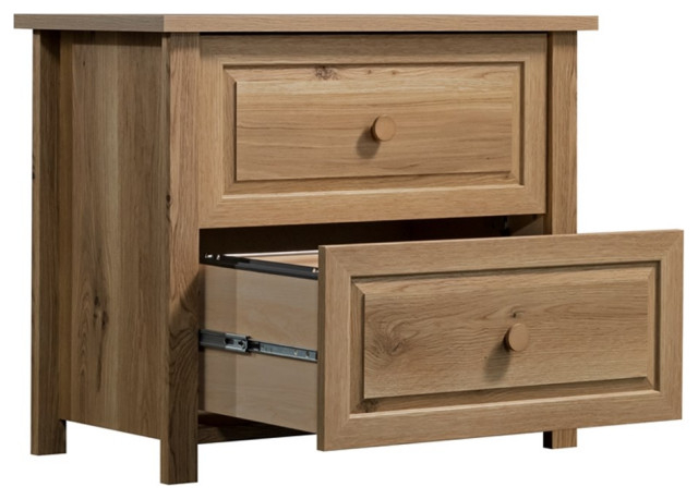 Sauder Hillmont Farm 2-Drawer Engineered Wood Lateral File In Timber ... regarding Sauder Hillmont Farm Engineered Wood Storage Cabinet In Timber Oak