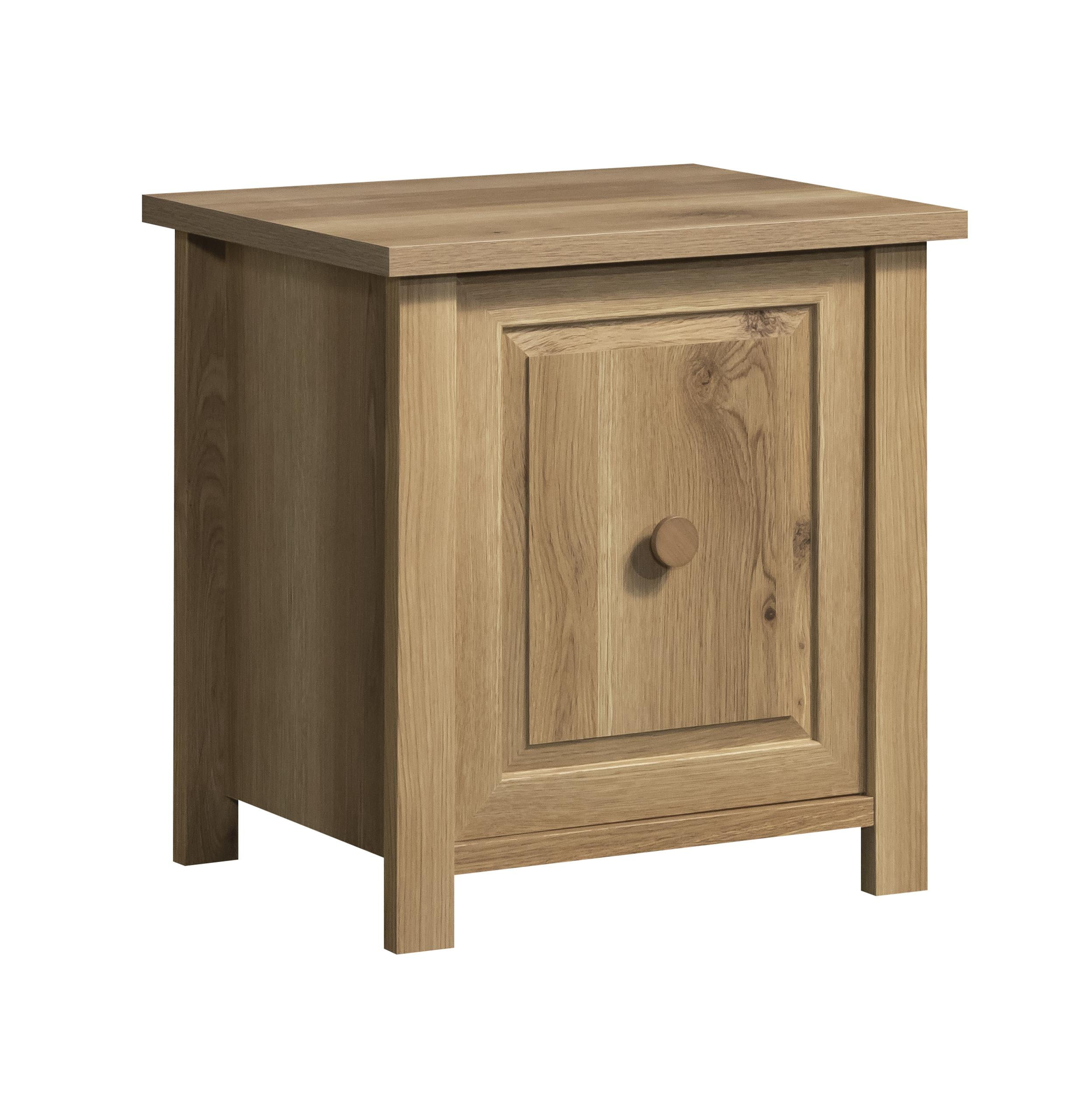 Sauder Hillmont Farm Engineered Wood Night Stand In Timber Oak Finish ... for Sauder Hillmont Farm Engineered Wood Storage Cabinet In Timber Oak