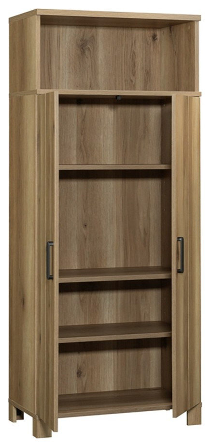 Sauder Rosedale Ranch Farmhouse Engineered Wood Storage Cabinet In ... throughout The Appeal of Sauder Hillmont Farm Storage Cabinet in Timber Oak for Modern Living