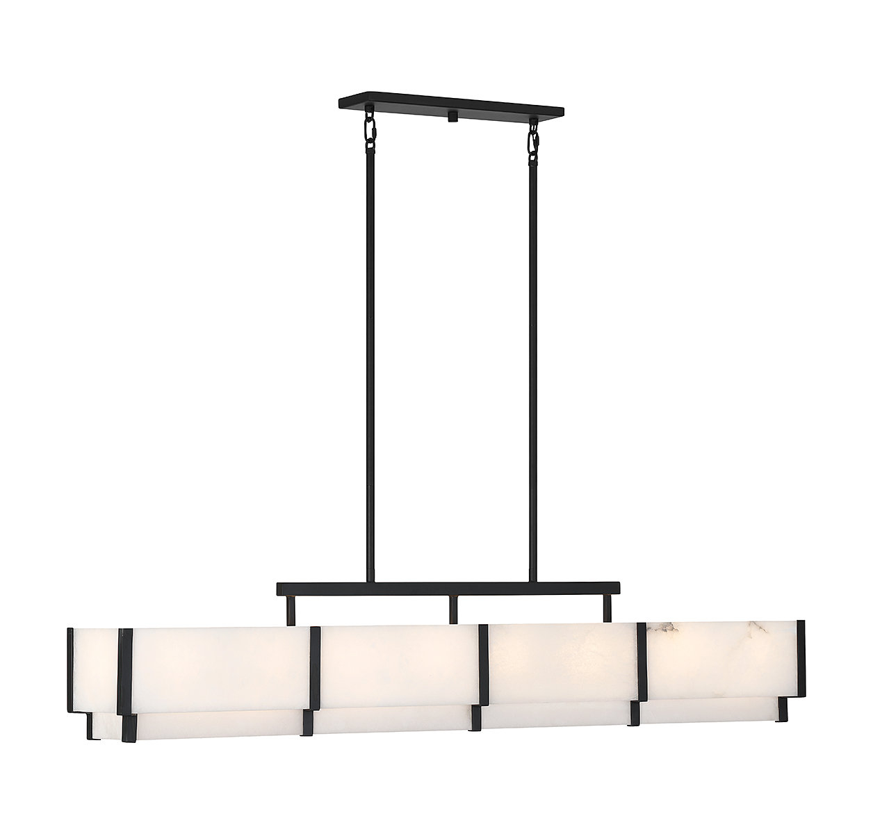 Savoy House Orleans 8-Light Linear Chandelier | Wayfair regarding High Line 8-Light Linear Chandelier, Satin Bronze