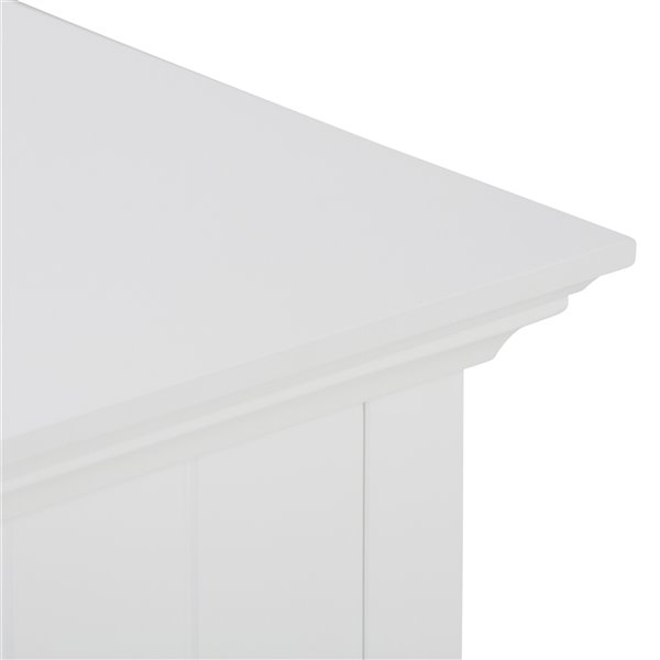 Simpli Home Acadian Four Drawer Floor Storage Cabinet For Bathroom ... regarding Acadian Four Drawer Floor Storage Cabinet