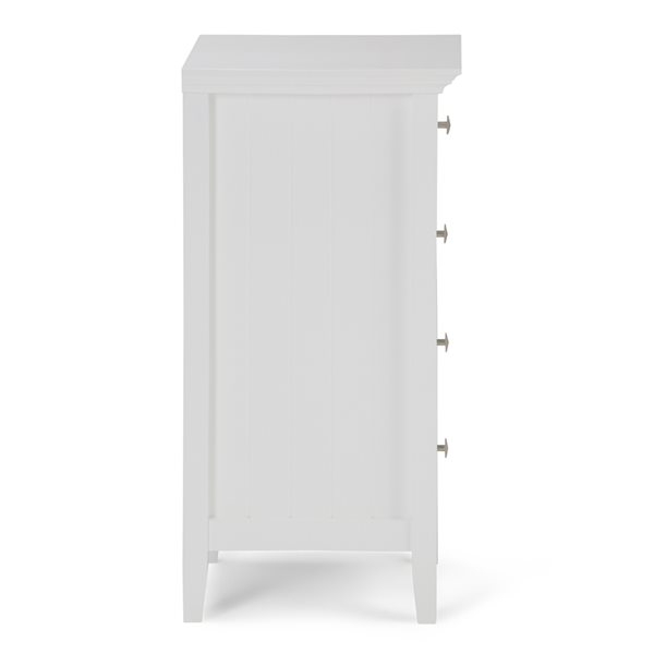 Simpli Home Acadian Four Drawer Floor Storage Cabinet For Bathroom ... with regard to The Hidden Benefits of Choosing Acadian Four Drawer Floor Cabinets
