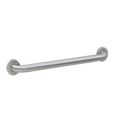 Stainless Steel Straight Grab Bar intended for Elegancia 35" Wide Straight Grab Bar For Bathrooms