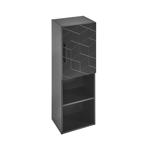 Swiss Madison Annecy 15" W X 46" H X 12" D Linen Cabinet In Phantom ... with regard to Annecy 15"Wx46"Hx12"D Linen Cabinet
