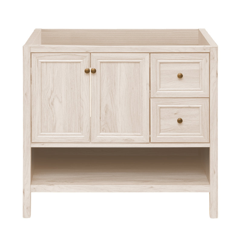 Swiss Madison Château 36" Freestanding Bathroom Vanity Cabinet Without ... pertaining to Designing with simplicity timeless white vanity cabinets