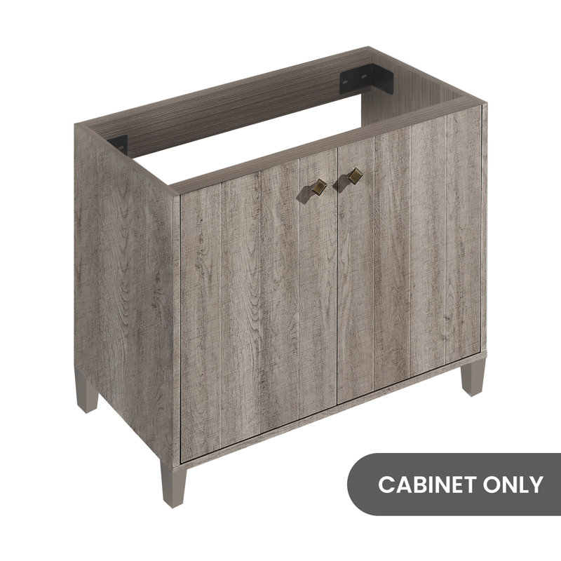 Swiss Madison Eclair 36" Bathroom Vanity In Oak - Cabinet Only | Wayfair in Eclair 36" Bathroom Vanity