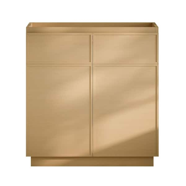 Swiss Madison St. Tropez 36 In. Freestanding Bath Vanity Cabinet ... regarding St. Tropez 15X15X60 Freestanding Linen Cabinet, Natural Oak