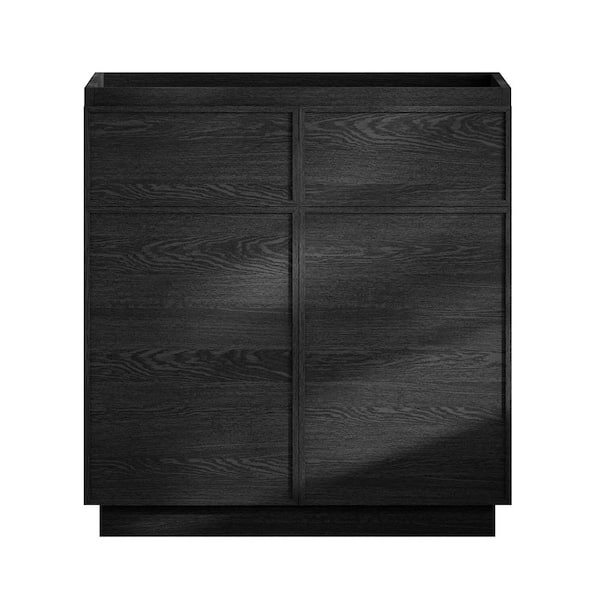 Swiss Madison St. Tropez 36 In. Freestanding Bath Vanity Cabinet ... regarding St. Tropez 15X15X60 Freestanding Linen Cabinet, Natural Oak
