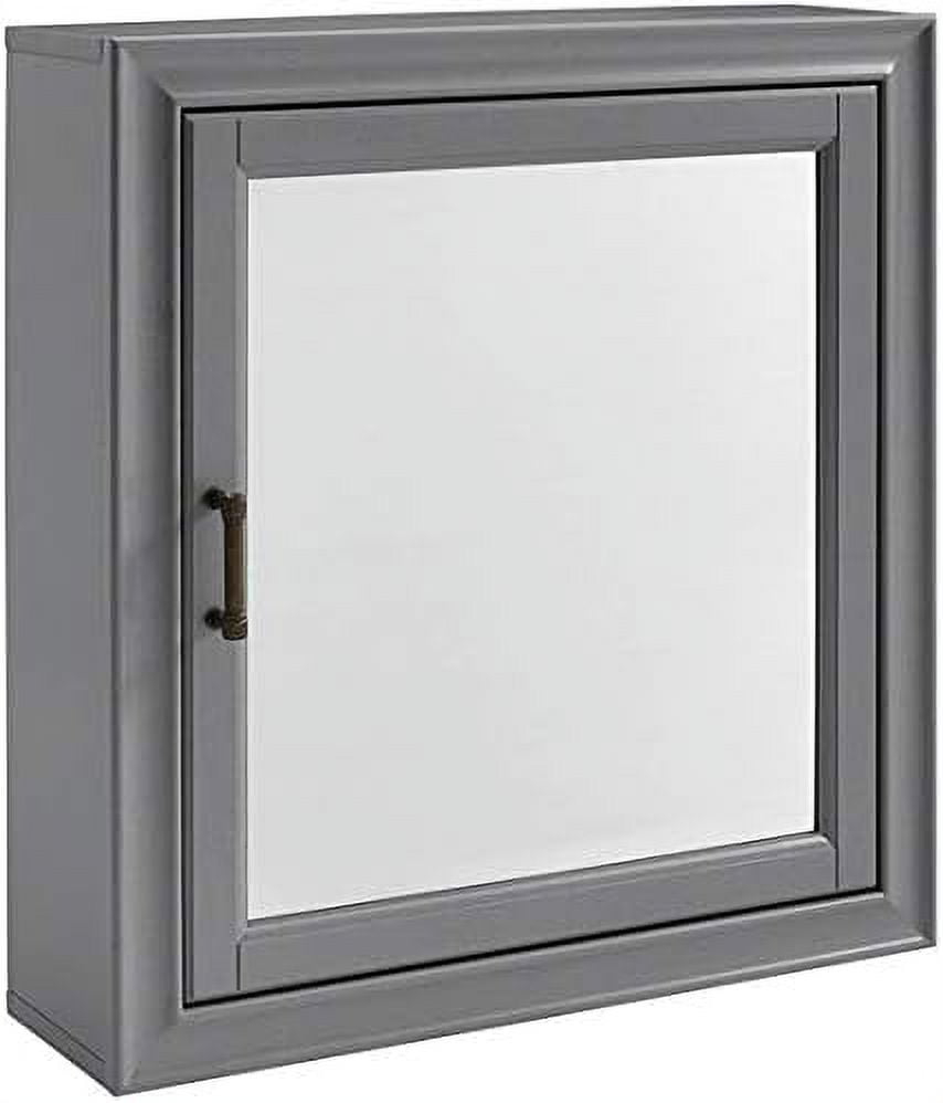 Tara Bathroom Wall Cabinet Vintage Gray - Walmart.com pertaining to Tara Wall Cabinet