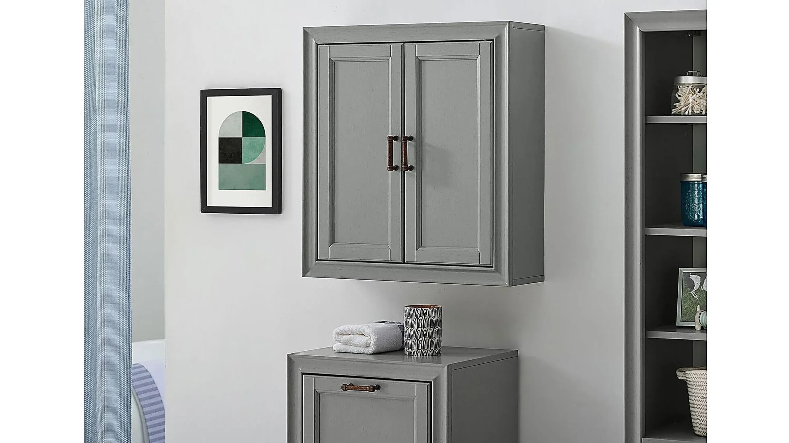 Tara Wall Cabinet | Raymour & Flanigan regarding Tara Wall Cabinet