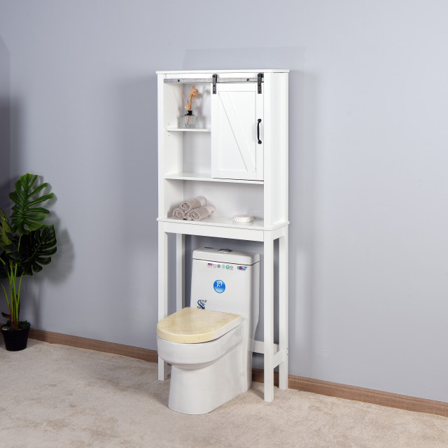 Tateus Organize Bathroom With An Over-The-Toilet Storage Cabinet ... for Maximizing Bathroom Space with TATEUS Toilet Storage Cabinet