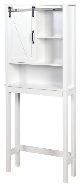 Tateus Organize Bathroom With An Over-The-Toilet Storage Cabinet ... inside Tateus Toilet Storage Cabinet