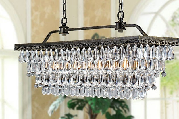 Top 10 Modern Linear Chandeliers - Designing Idea pertaining to 5 Light Linear Chandelier In Modern Style-16 Inches Tall And 4 Inches