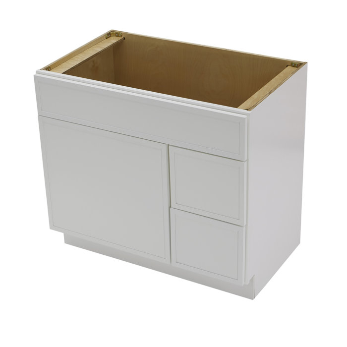 Vanity Art 36" W Birch Plywood Freestanding Single Base 2 Drawers ... in Design considerations for freestanding storage solutions in modern homes