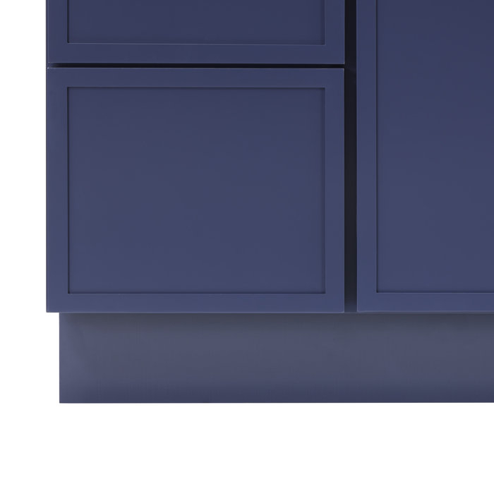 Vanity Art 36" W Birch Plywood Freestanding Single Base 2 Drawers ... intended for 36" Freestanding Single Base 2 Drawers Storage Cabinet
