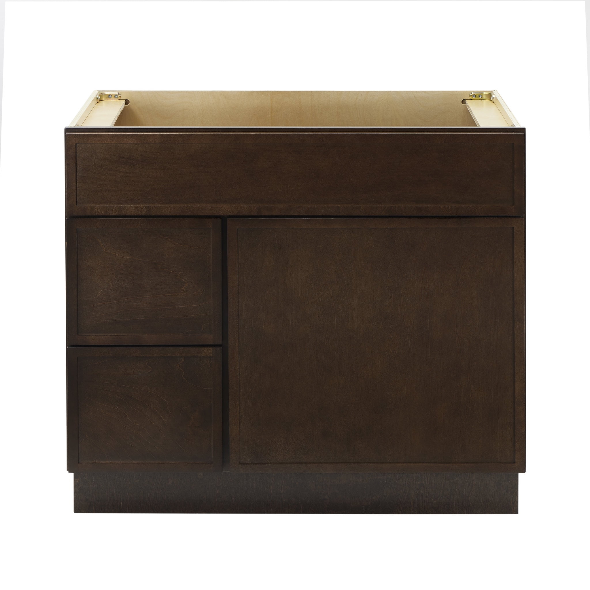 Vanity Art 36" W Birch Plywood Freestanding Single Base 2 Drawers ... regarding 36" Freestanding Single Base 2 Drawers Storage Cabinet