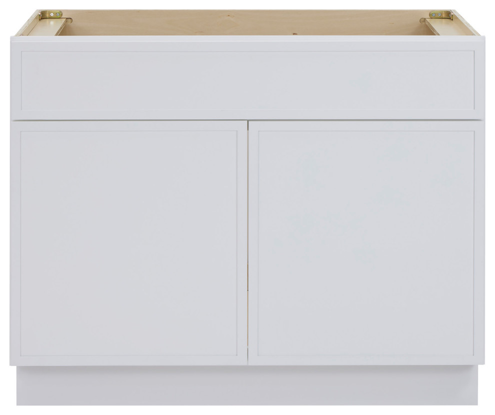 Vanity Art Birch Plywood Single Base Storage Cabinet, 39 ... in How to choose the right bathroom cabinet for small spaces and maximum organization