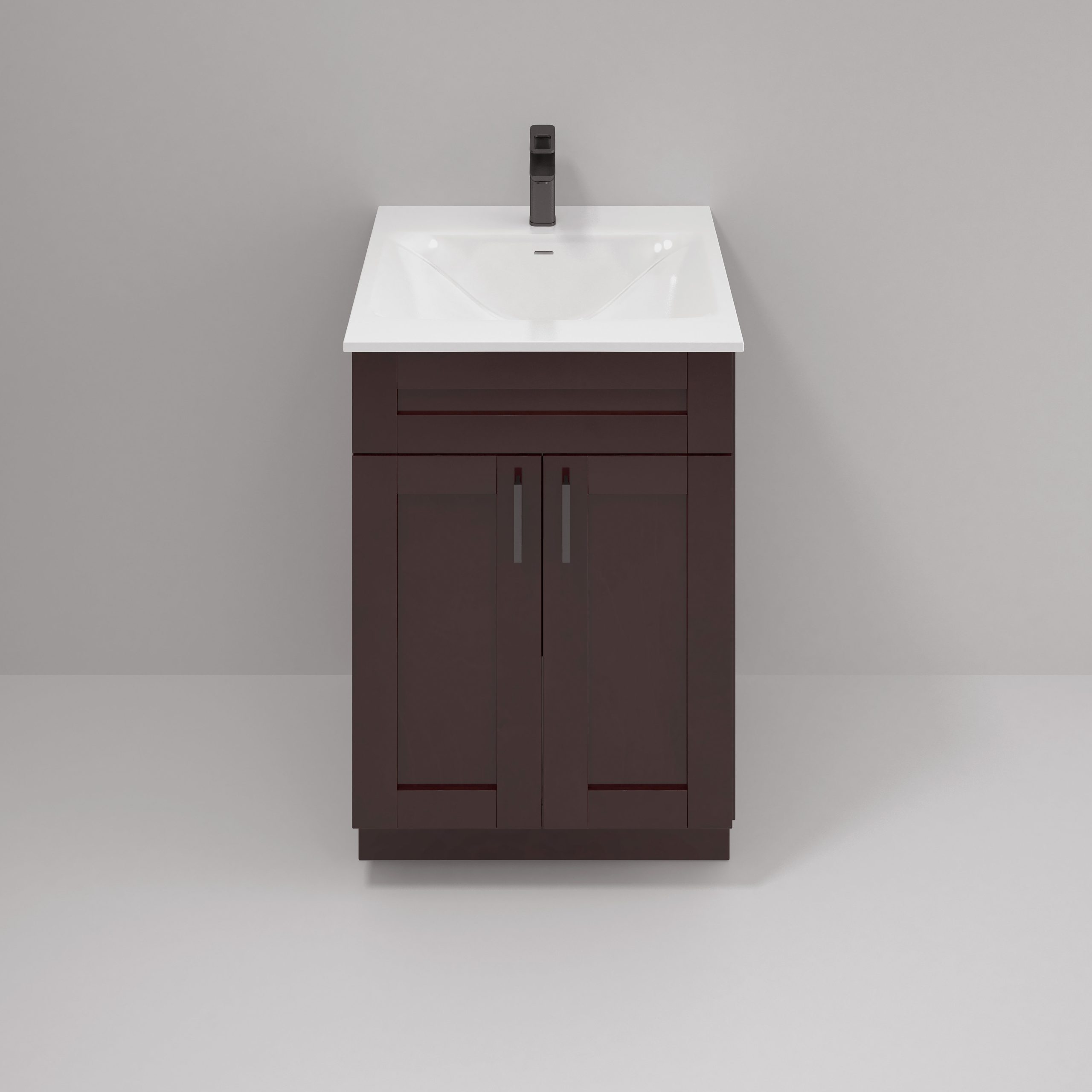 Vanity Atelier 24'' Bathroom Vanity Sink Base Cabinet In Espresso ... intended for Vanity Art Vanity Cabinet, 12", Espresso