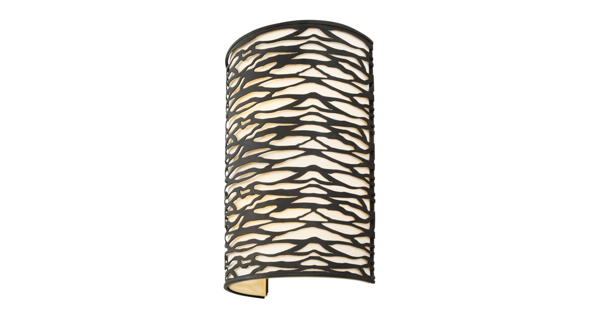 Varaluz 348W02Cb Kato 2 Light 16" Tall Wall Sconce | Ferguson Home within Varaluz Lighting 4Dwa0116 Flutter Mixed Media Wall Sconce Art Varaluz Lighting