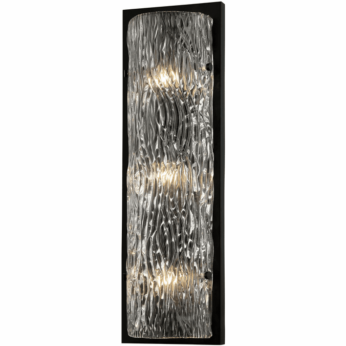 Varaluz 376W03Bl Morgan Contemporary Black 3-Light Wall Lighting - Var ... for The Craftsmanship Behind Varaluz 4DWA0116 Flutter Wall Sconce