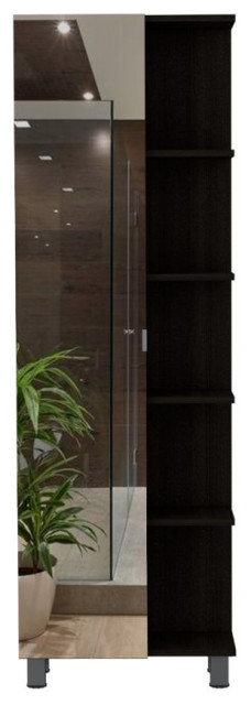 Venus Mirrored Linen Cabinet - Contemporary - Bathroom Cabinets - By ... in Depot E-Shop Norwalk Linen Cabinet